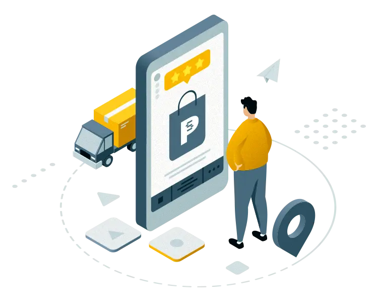 Illustration commerce en ligne avec Prestashop